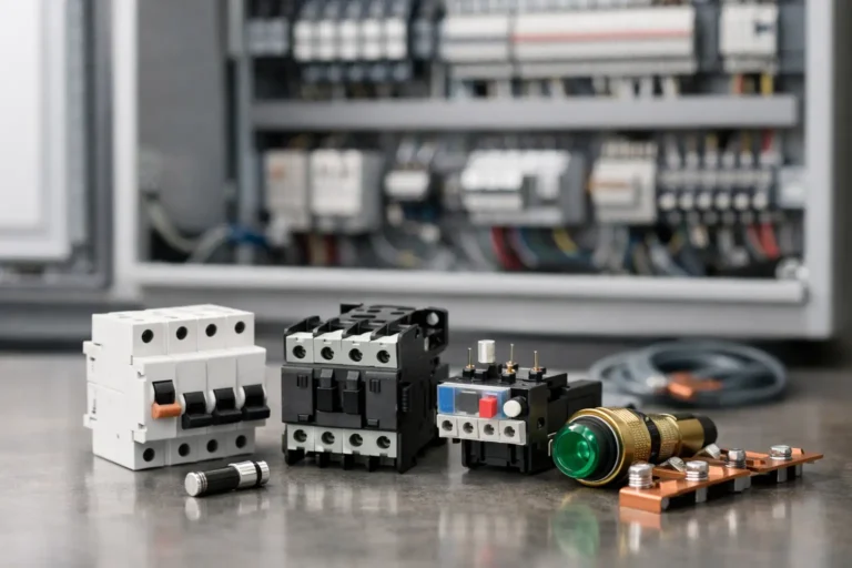 Mejores componentes para tableros eléctricos industriales