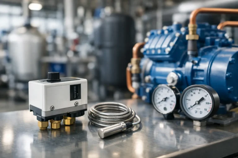 Cómo seleccionar presostato para refrigeración industrial