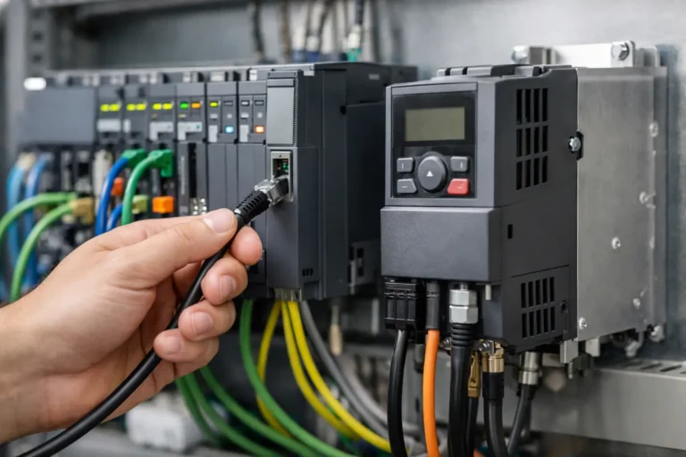 Cómo integrar PLC con variador industrial