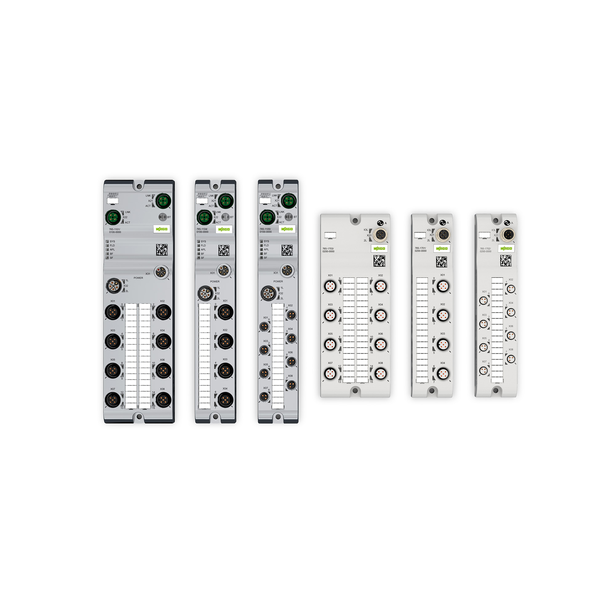 WAGO I/O System Field — Serie 765 (E/S remotas IP67 y maestros IO-Link)