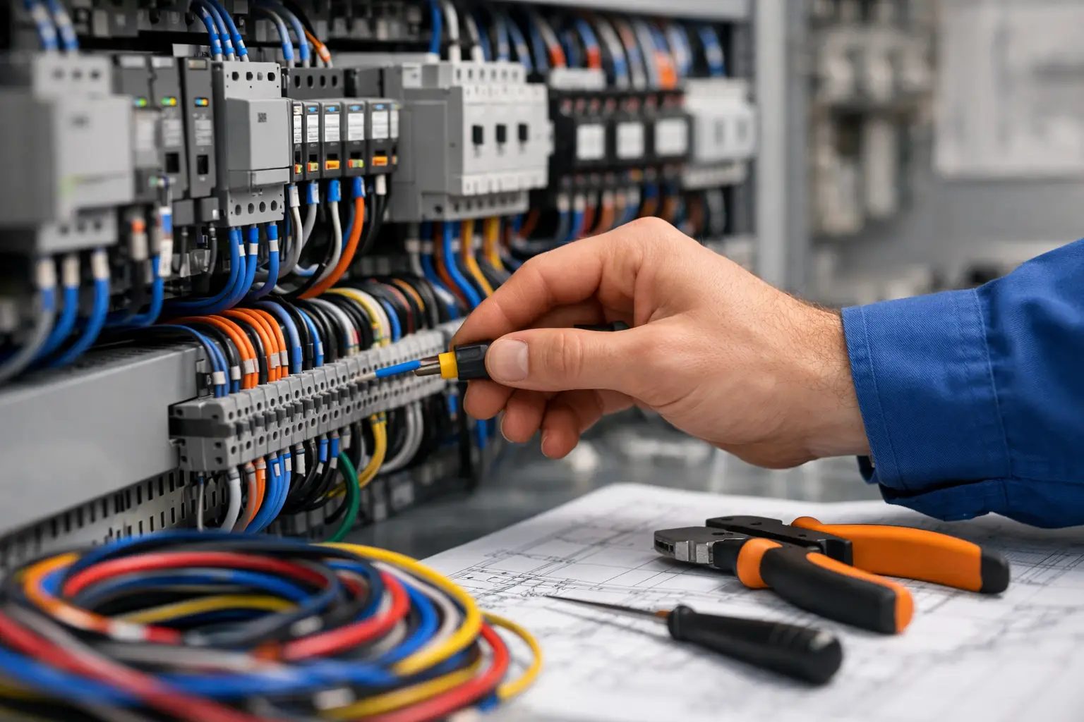 Guía de cableado para tableros de control