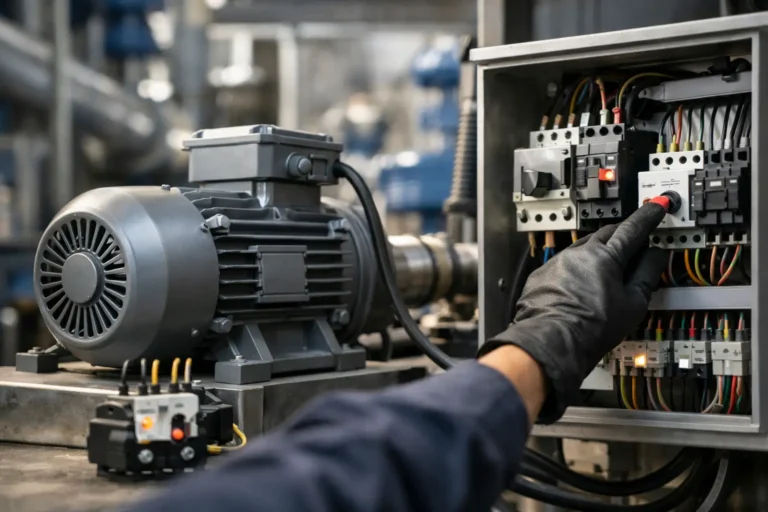 Protección eléctrica para motores industriales
