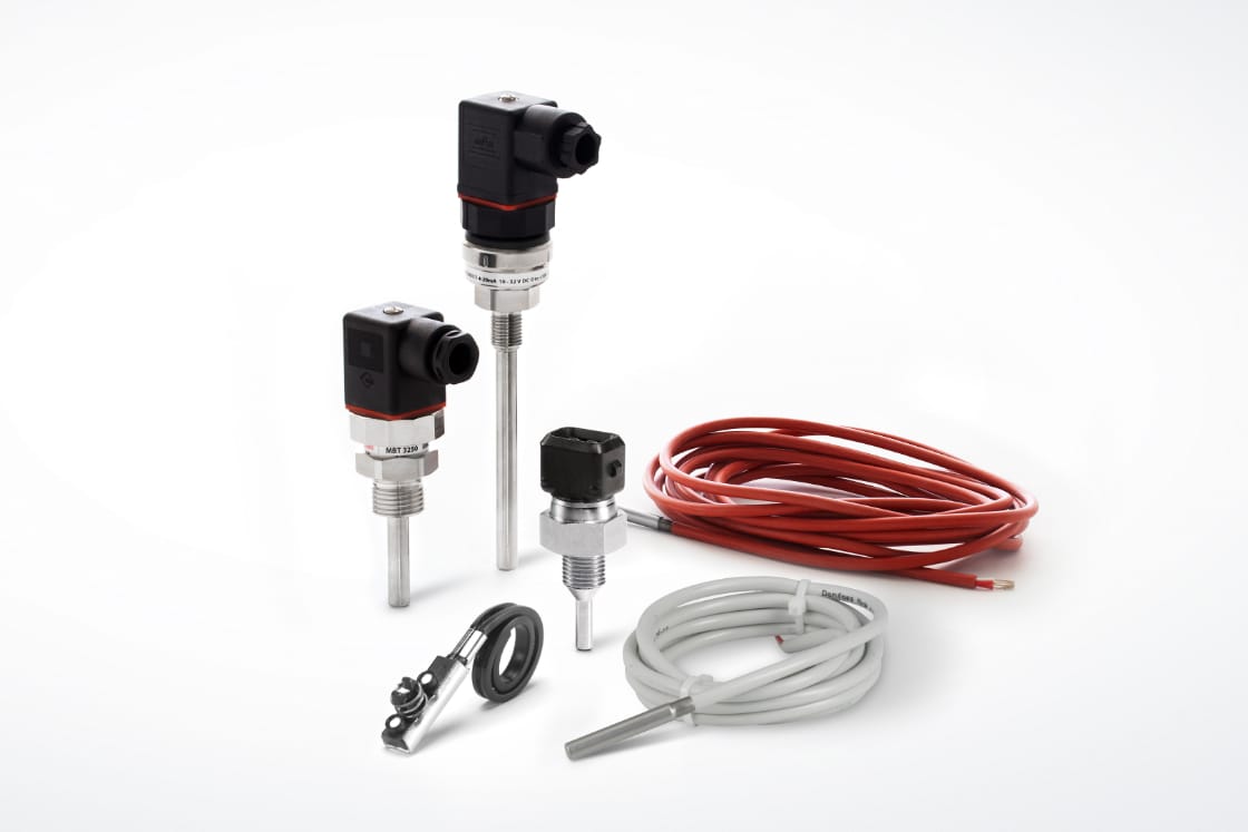 Sensores de temperatura AKS de Danfoss para refrigeración
