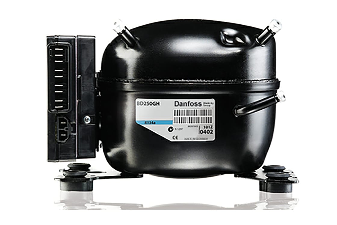 Compresor Danfoss de corriente directa para refrigeración móvil