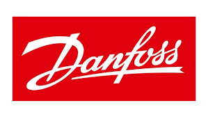 Logotipo de Danfoss, marca que distribuye SEIVARSA en México