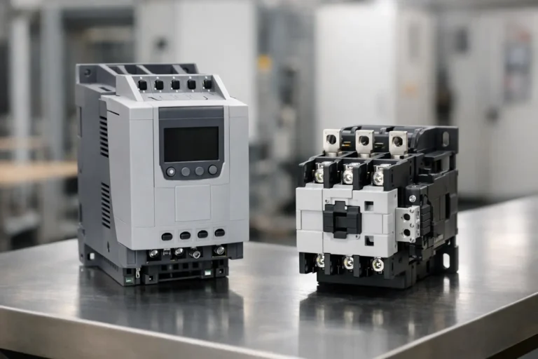Arrancador suave vs contactor: qué conviene