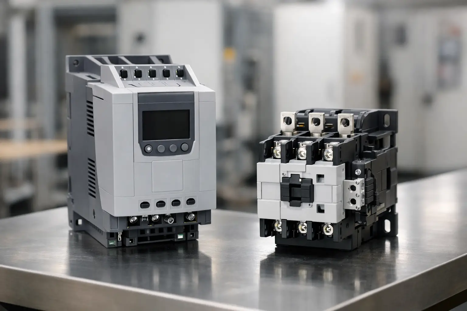 Arrancador suave vs contactor: qué conviene
