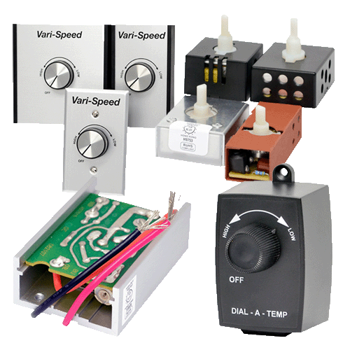Controles de ventilador por triac