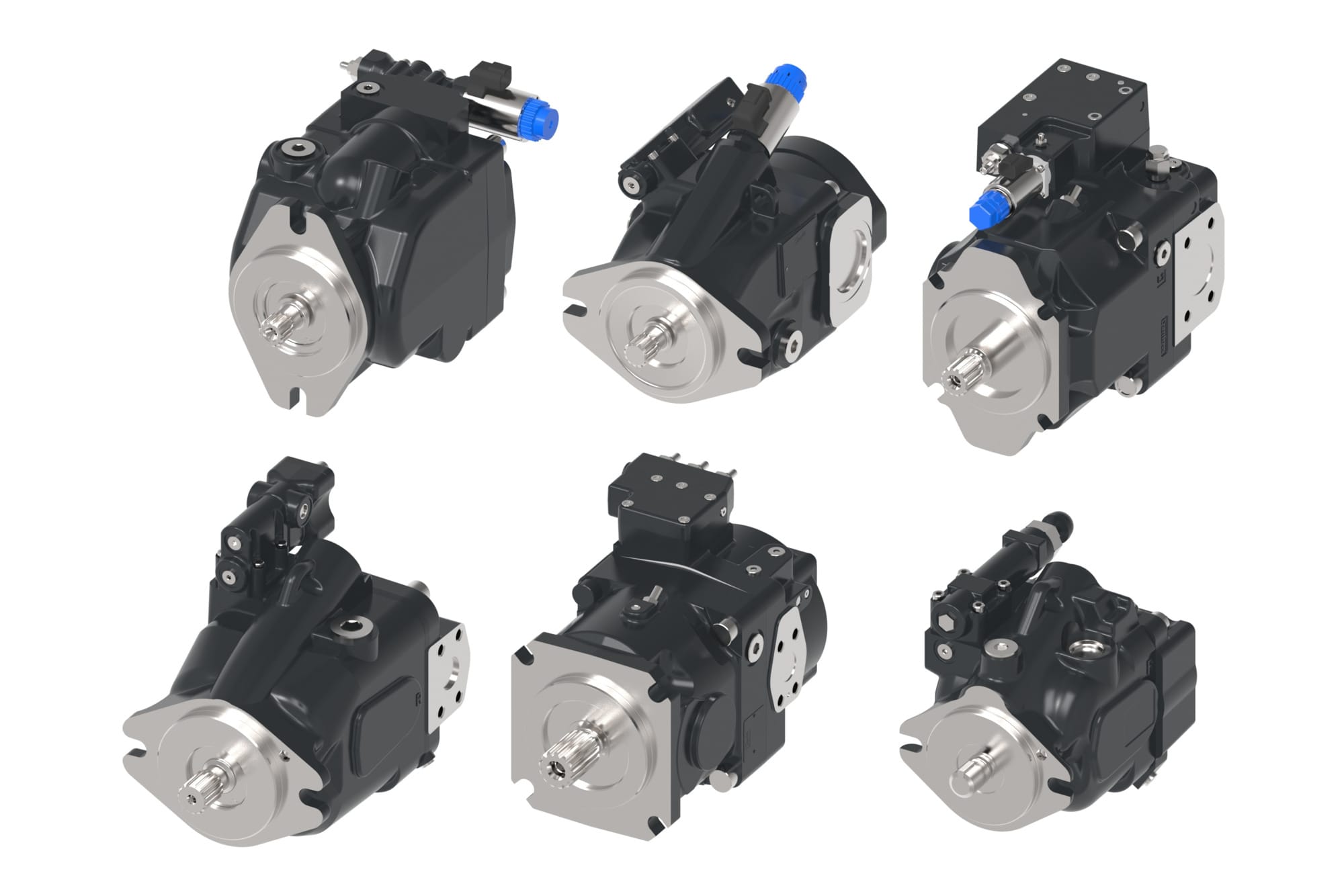 Bomba de pistones de circuito abierto Danfoss D1P