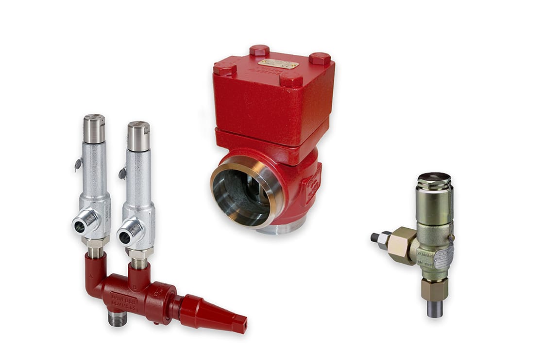 Válvulas de seguridad para refrigeración industrial Danfoss