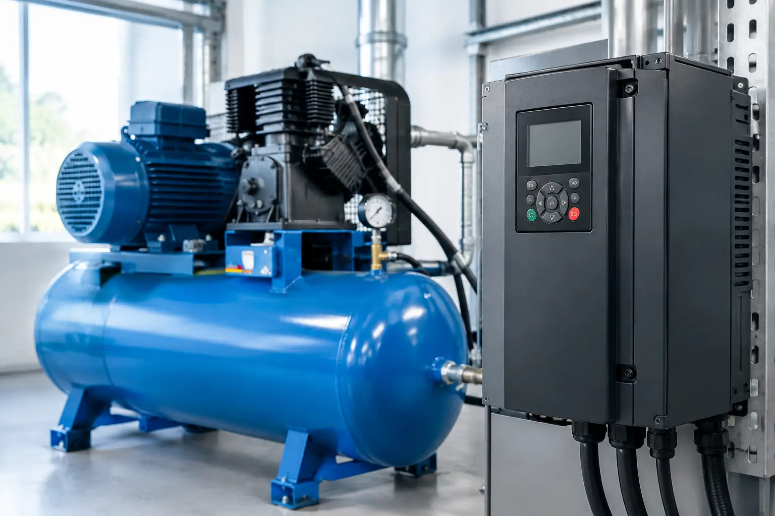 Mejores variadores para compresores industriales