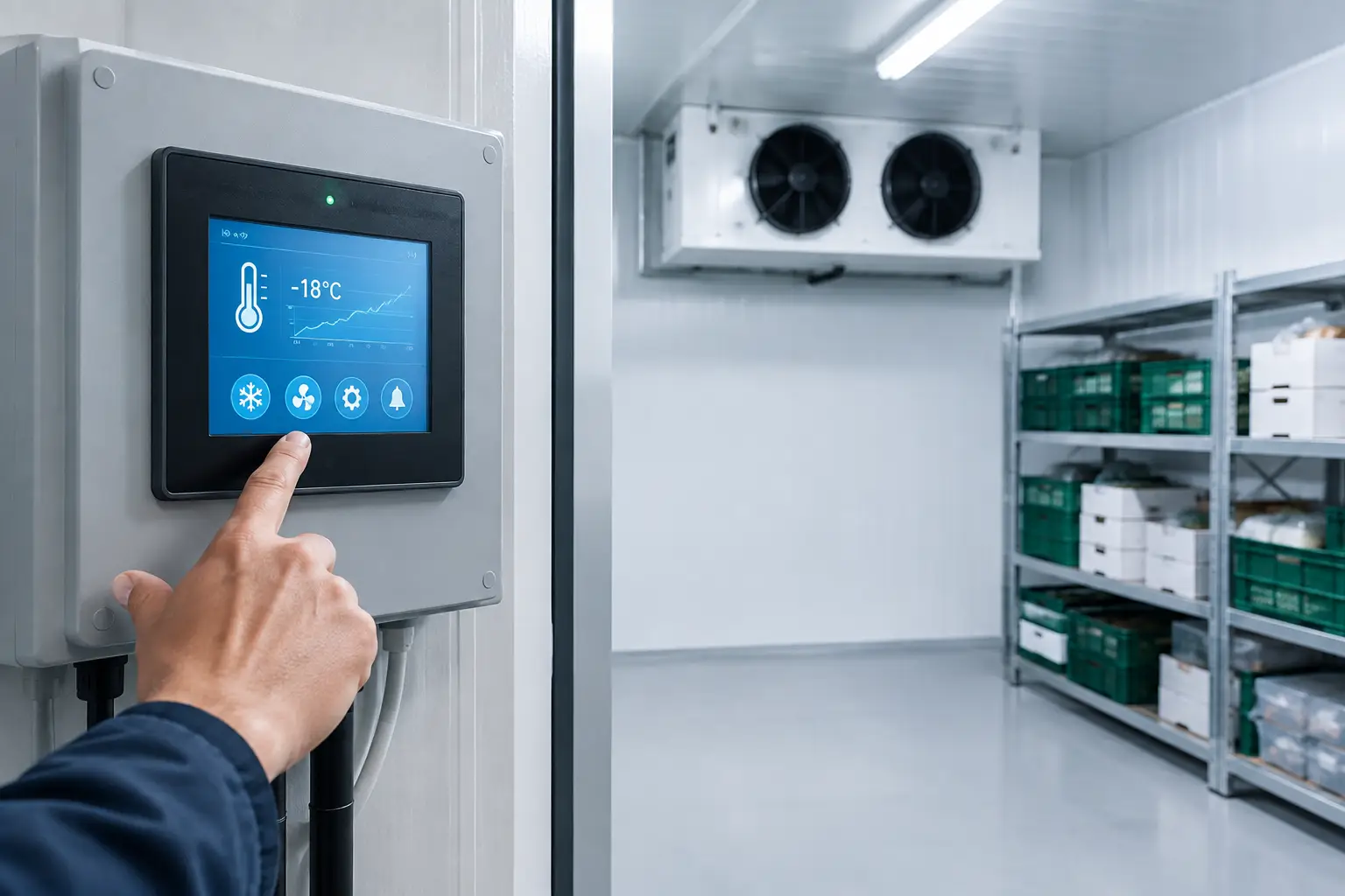 Automatización cámara frigorífica: control preciso